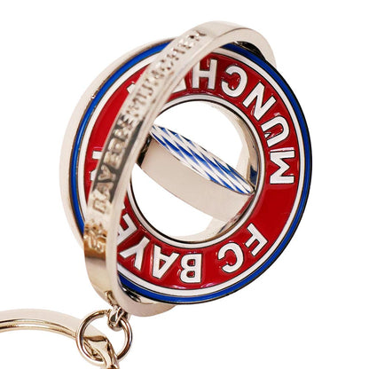 FC BAYERN MUNCHEN Logo Spin Keychain