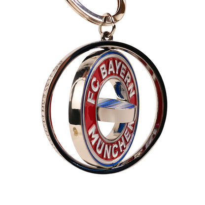 FC BAYERN MUNCHEN Logo Spin Keychain