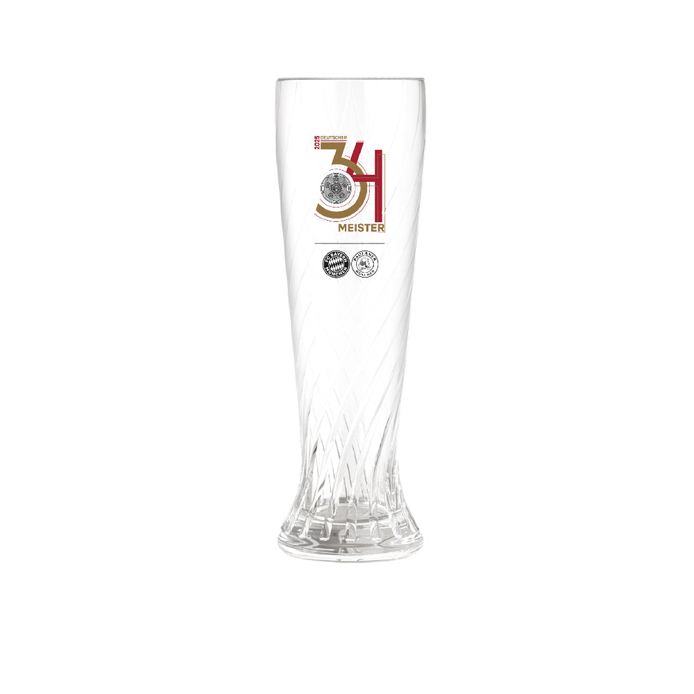 FC BAYERN MUNCHEN Bundesliga Winners 2024/25 Beer Glass