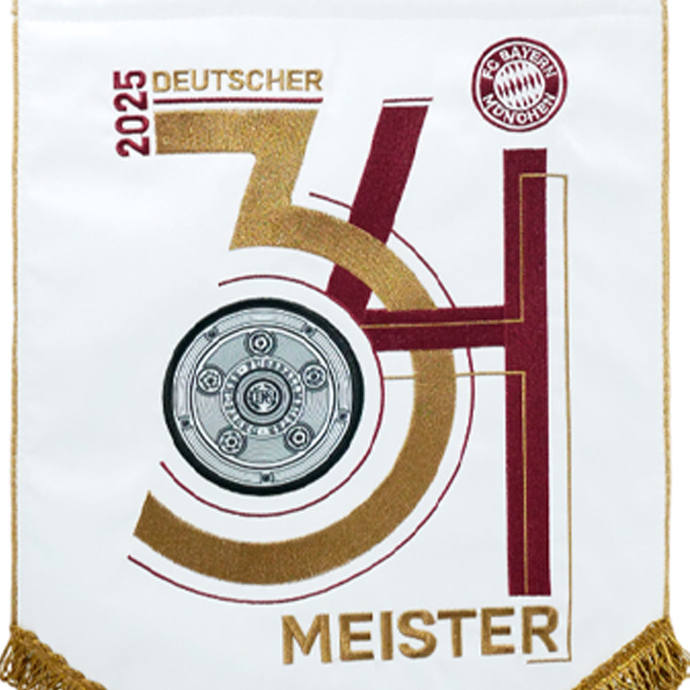 FC BAYERN MUNCHEN Bundesliga Winners 2024/25 Pennant
