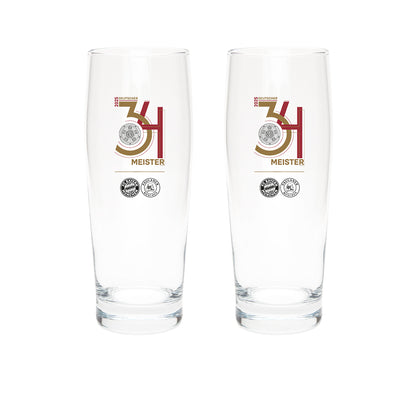 FC BAYERN MUNCHEN Bundesliga Winners 2024/25 Pint Glass