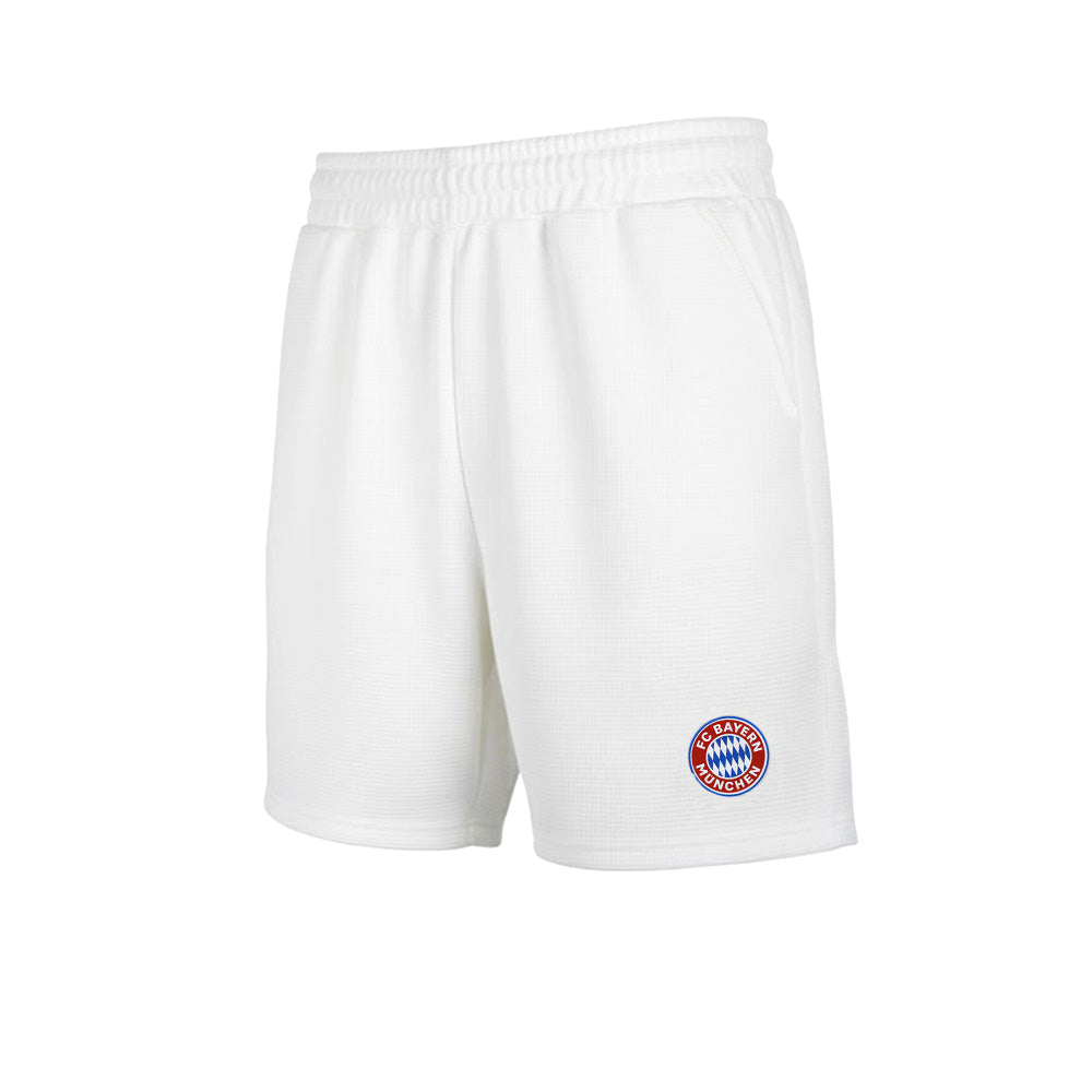 FC BAYERN MUNCHEN White กางเกงลำลองขาสั้นผู้ชาย