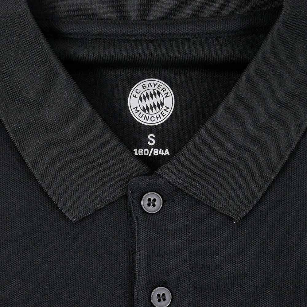 FC BAYERN MUNCHEN Gold Logo Men's Polo Shirt Supersports Thailand