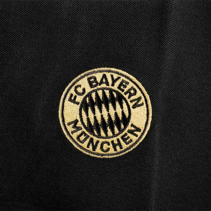 FC BAYERN MUNCHEN Gold Logo Men's Polo Shirt