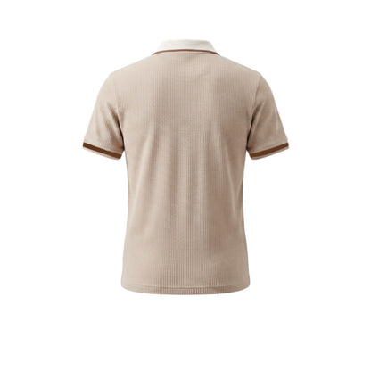 FC BAYERN MUNCHEN Beige Logo Men's Polo Shirt