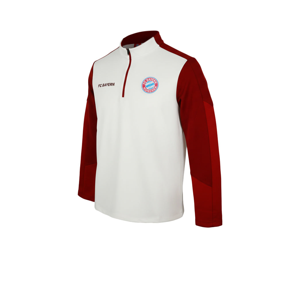 FC BAYERN MUNCHEN Track White Men's Sweatshirt - Supersports Thailand Supersports Thailand