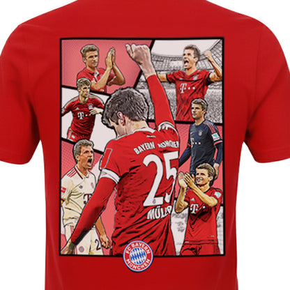 FC BAYERN MUNCHEN Thomas Muller เสื้อยืดฟุตบอลผู้ชาย