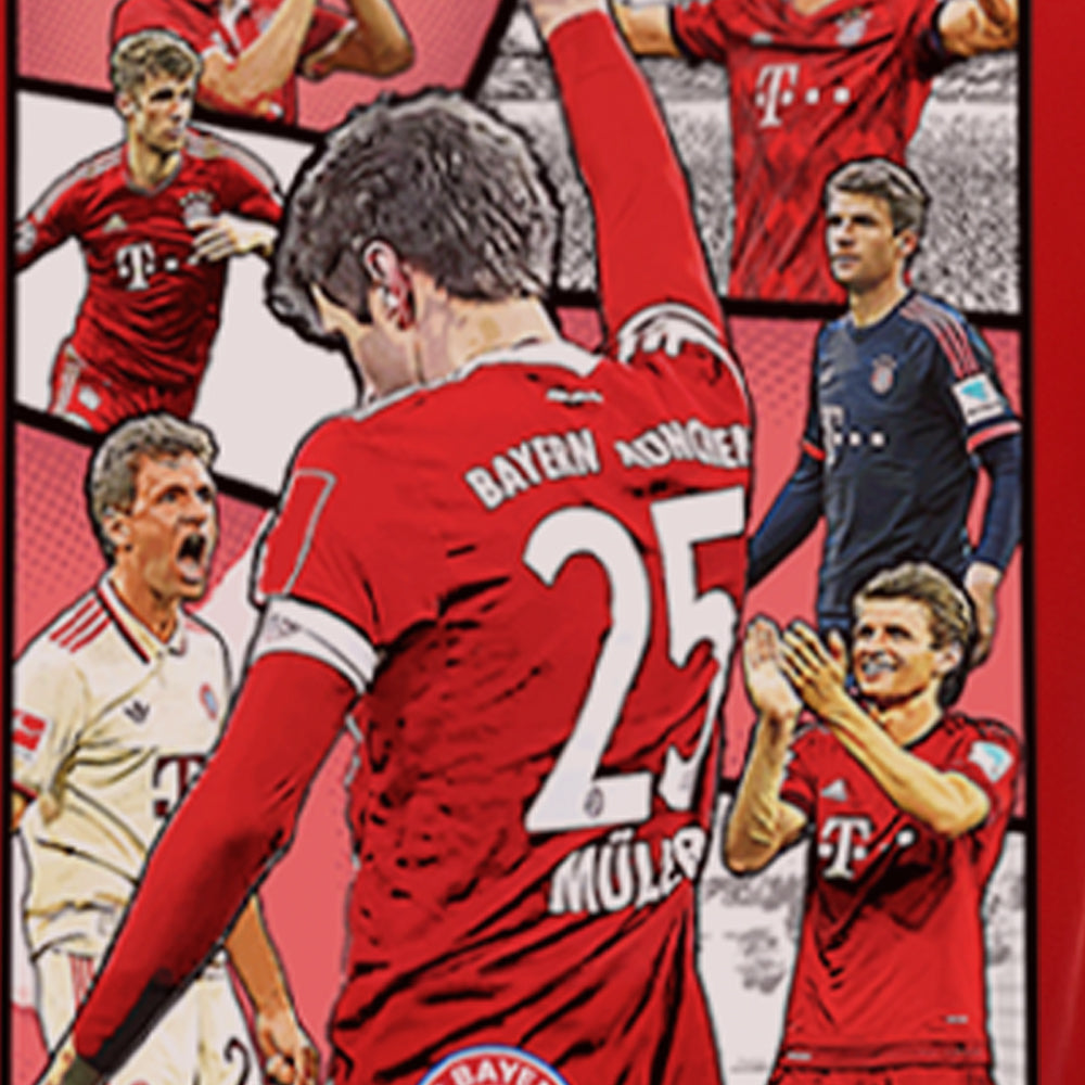 FC BAYERN MUNCHEN Thomas Muller เสื้อยืดฟุตบอลผู้ชาย