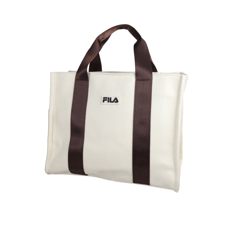 FILA Beige Unisex Tote Bag - Supersports Thailand Supersports Thailand