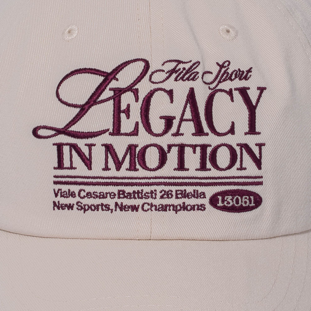 FILA Letter Unisex Cap - Supersports Thailand Supersports Thailand
