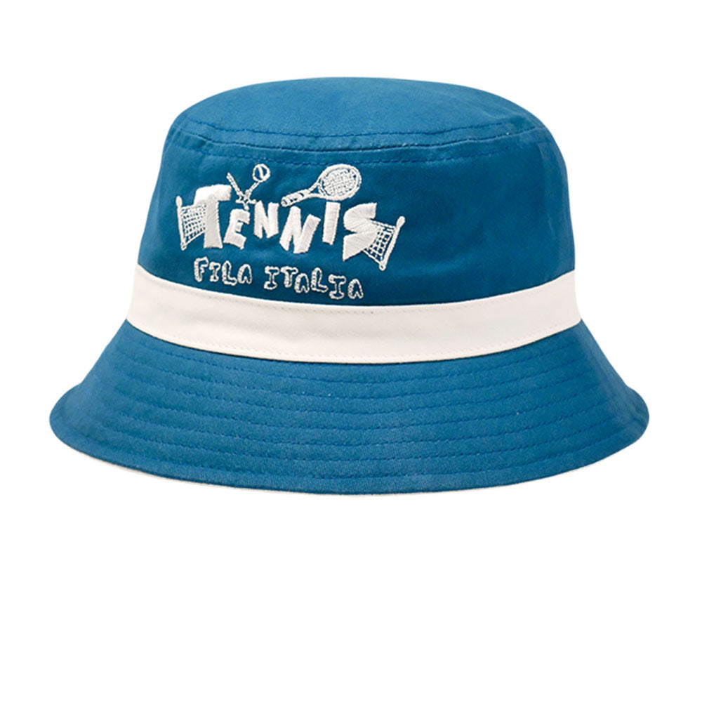 FILA Blue Tennis Kids Bucket Hat - Supersports Thailand Supersports Thailand