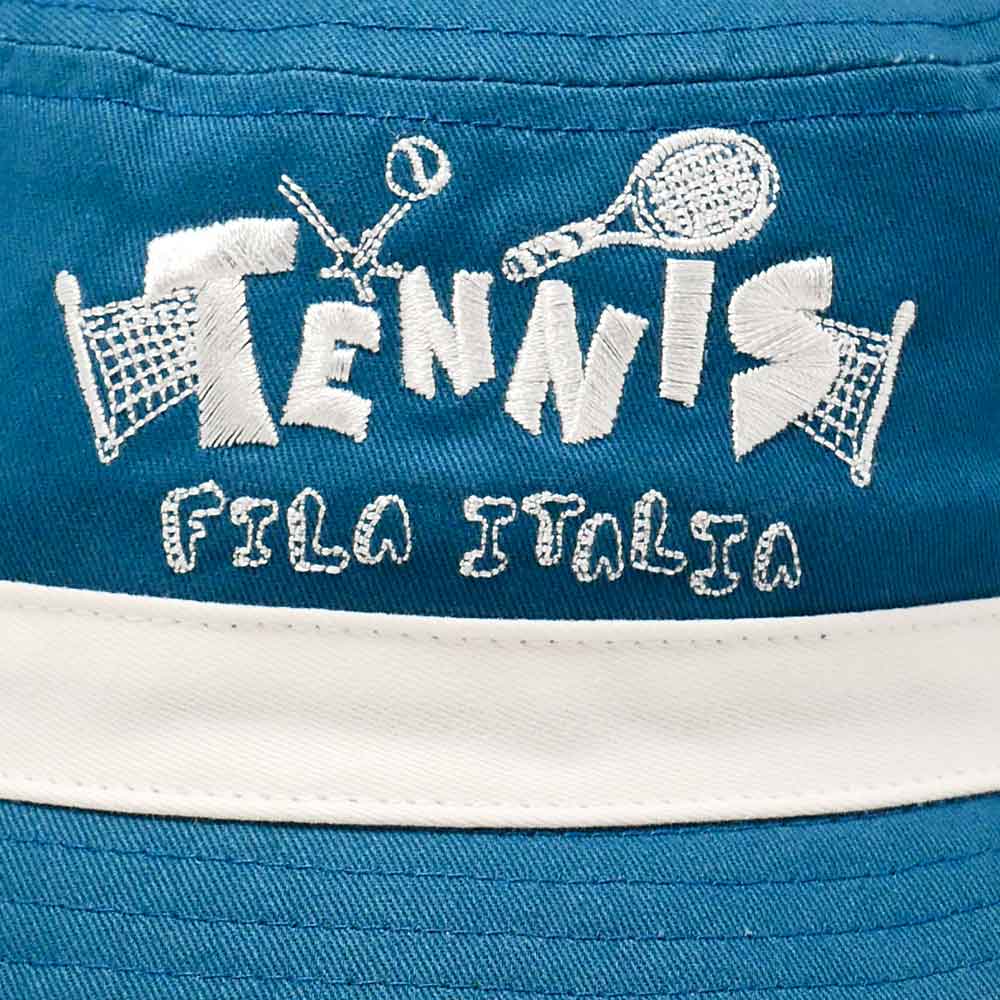 FILA Blue Tennis Kids Bucket Hat - Supersports Thailand Supersports Thailand