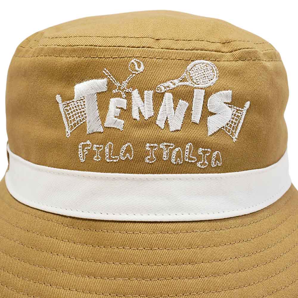 FILA Brown Tennis Kids Bucket Hat - Supersports Thailand Supersports Thailand