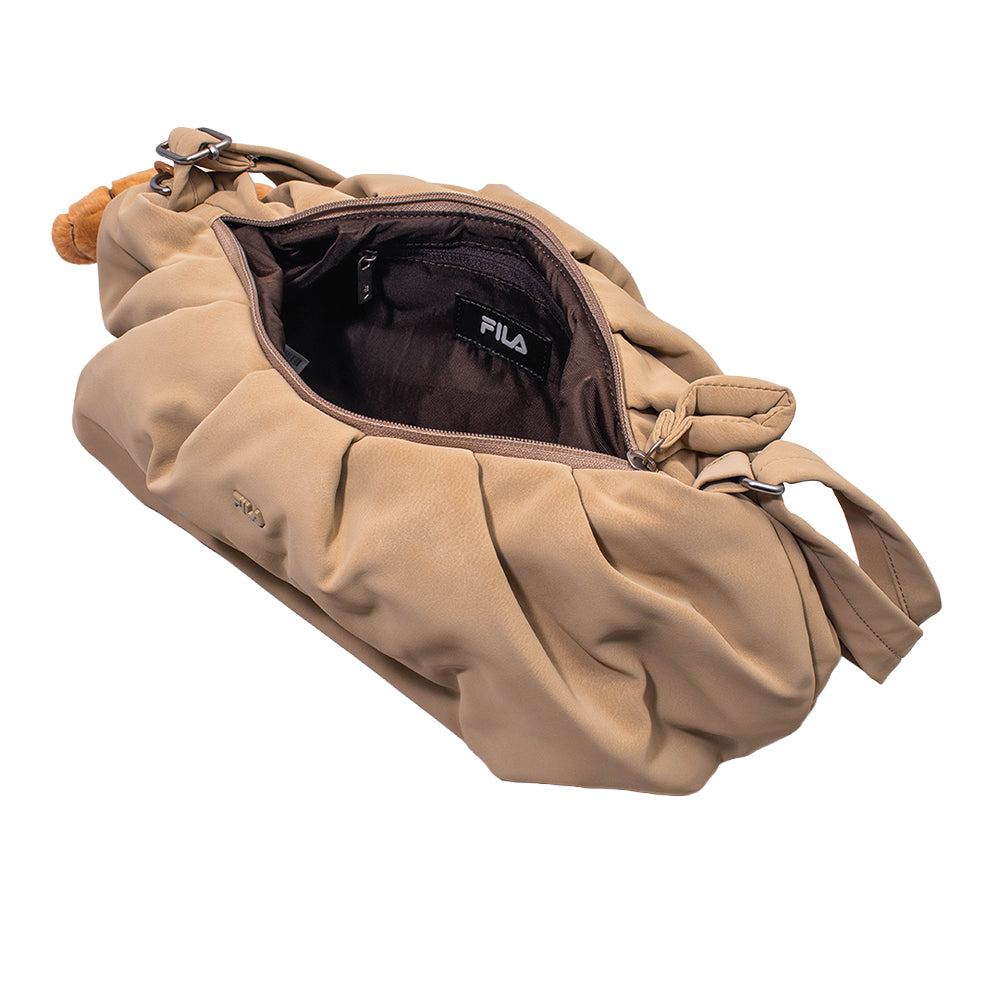FILA Beige Unisex Shoulder Bag - Supersports Thailand