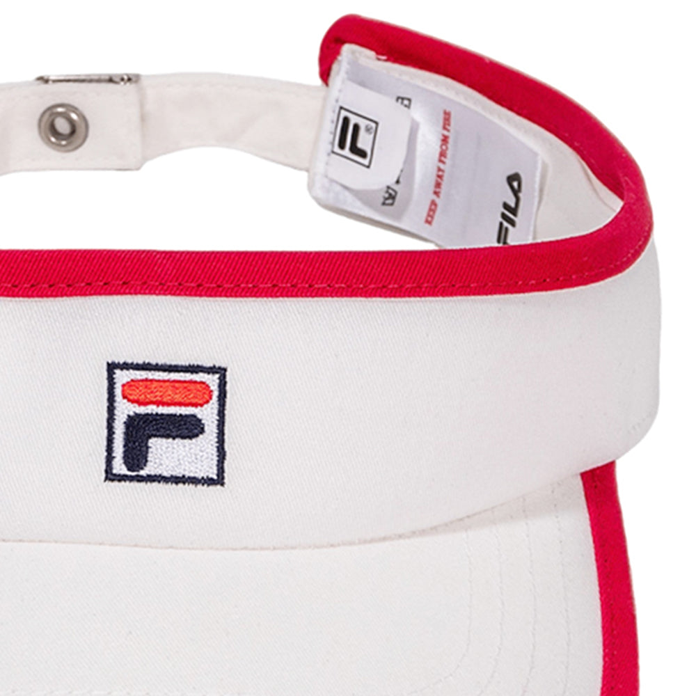 FILA White Unisex Visor - Supersports Thailand