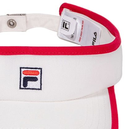 FILA White Unisex Visor - Supersports Thailand