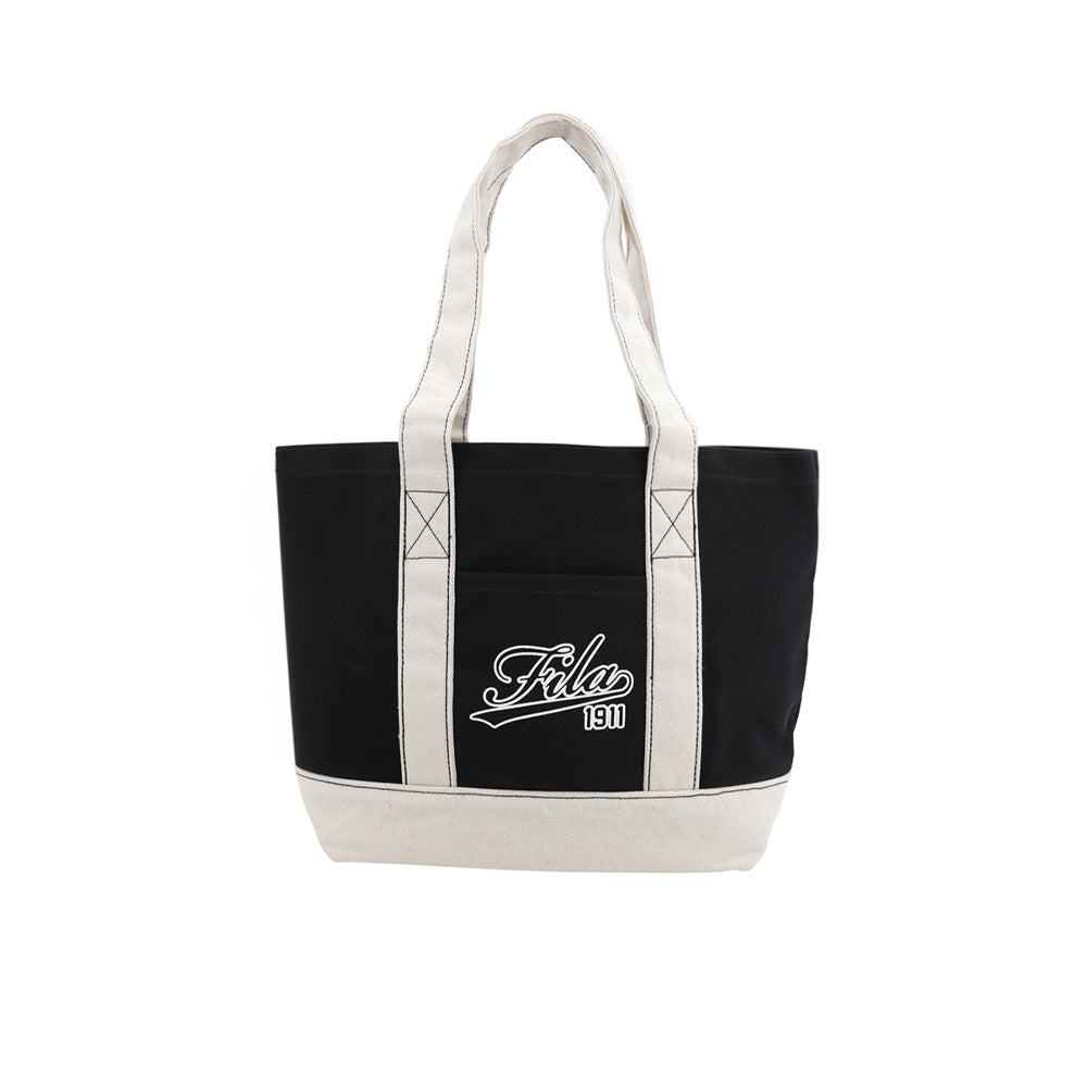 FILA Black Unisex Tote Bag - Supersports Thailand