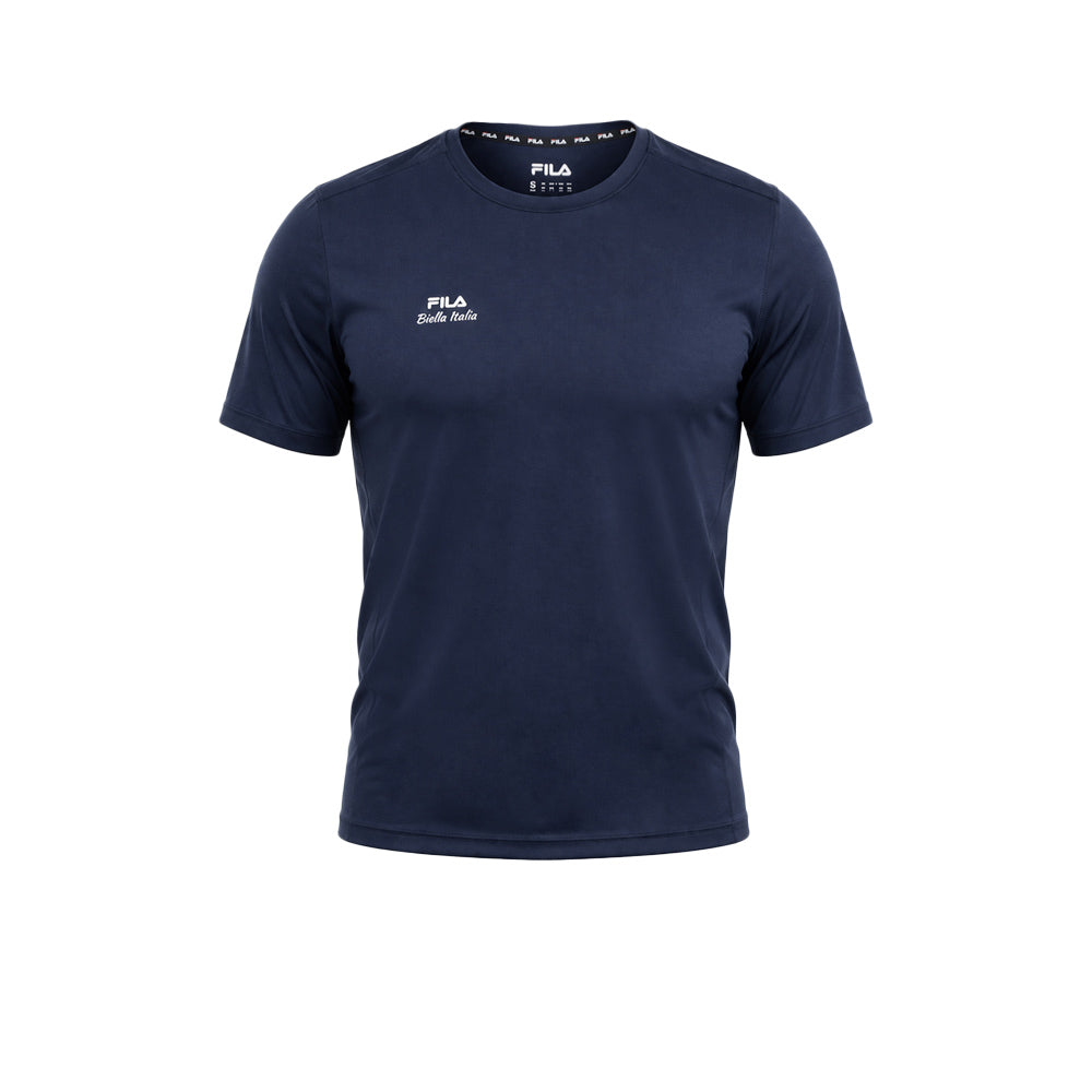 FILA Blue Men's Running T-Shirt - Supersports Thailand