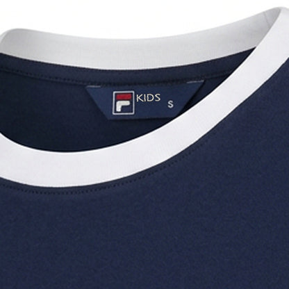 FILA Blue Girls T-Shirt - Supersports Thailand