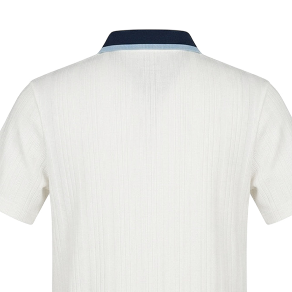 FILA Tennis Jacquard Collared เสื้อโปโลผู้ชาย Supersports Thailand