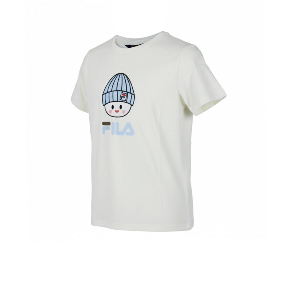FILA Beige Kid's T-Shirt - Supersports Thailand