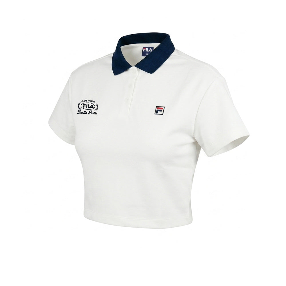 FILA White Women's Polo Shirt - Supersports Thailand Supersports Thailand