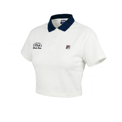 FILA White Women's Polo Shirt - Supersports Thailand