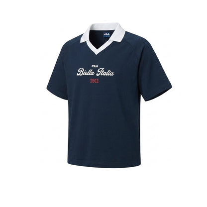 FILA Blue Men's Polo Shirt - Supersports Thailand