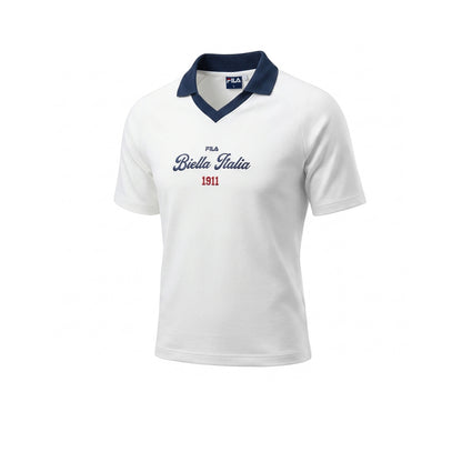 FILA White Men's Polo Shirt - Supersports Thailand