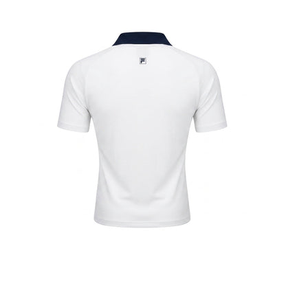 FILA White Men's Polo Shirt - Supersports Thailand
