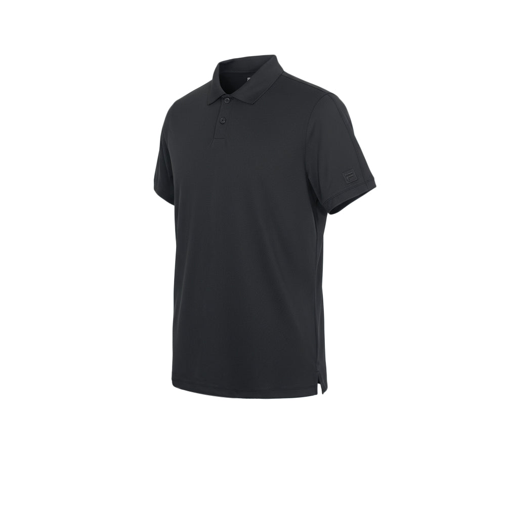 FILA Black Unisex Training Polo Shirt - Supersports Thailand Supersports Thailand