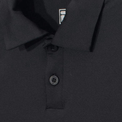 FILA Black Unisex Training Polo Shirt - Supersports Thailand