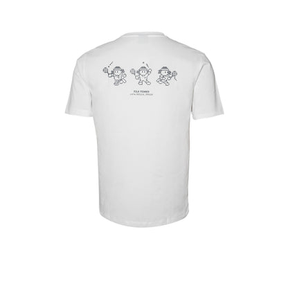 FILA White เสื้อออกกำลังกายผู้ใหญ่