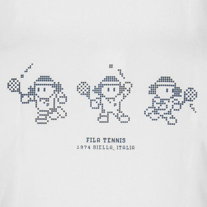 FILA White เสื้อออกกำลังกายผู้ใหญ่