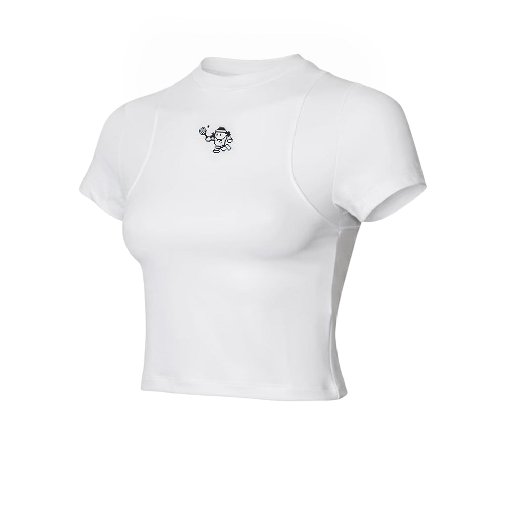 FILA White เสื้อออกกำลังกายผู้หญิง