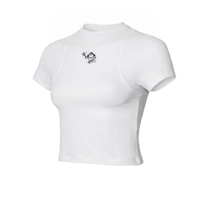 FILA White เสื้อออกกำลังกายผู้หญิง