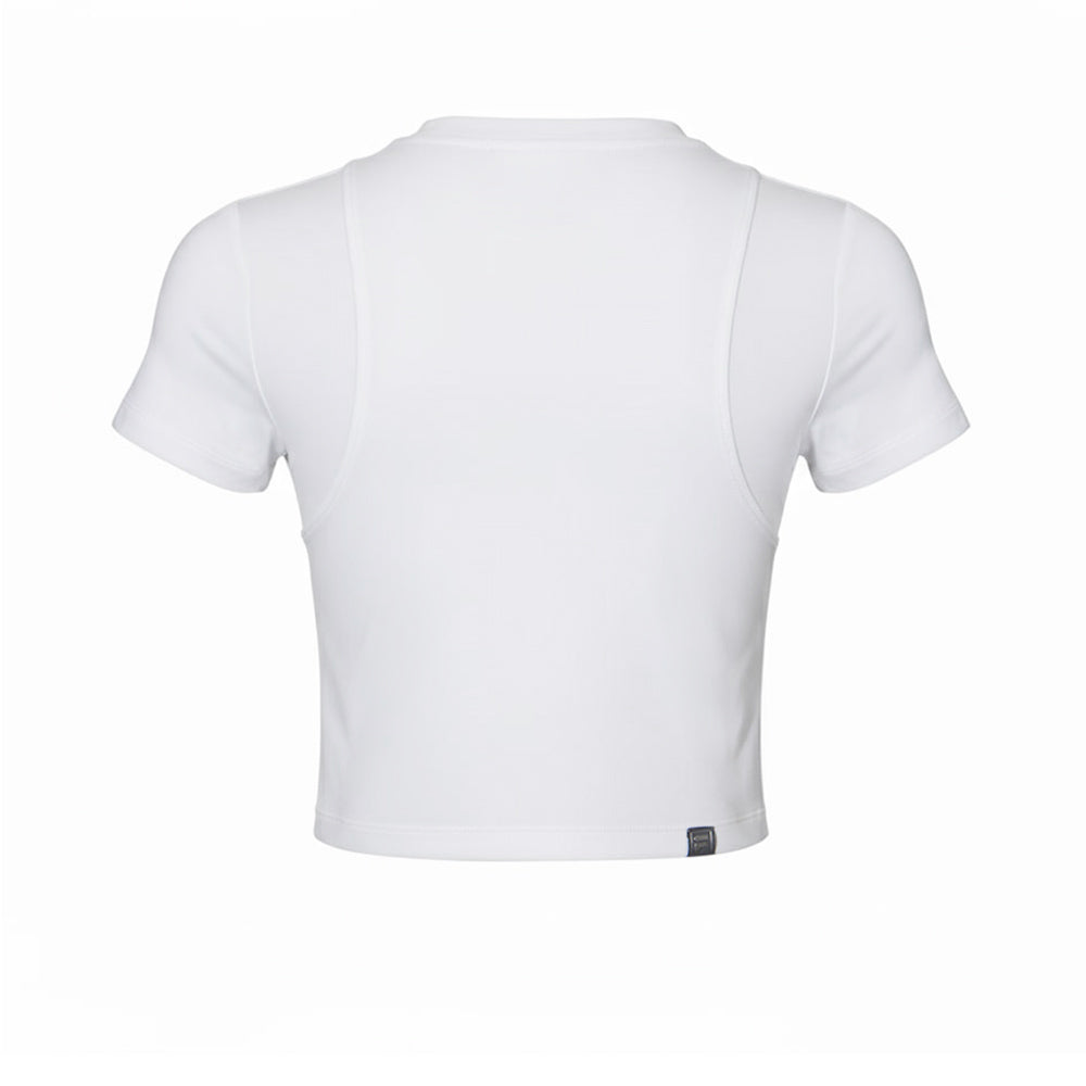 FILA White เสื้อออกกำลังกายผู้หญิง