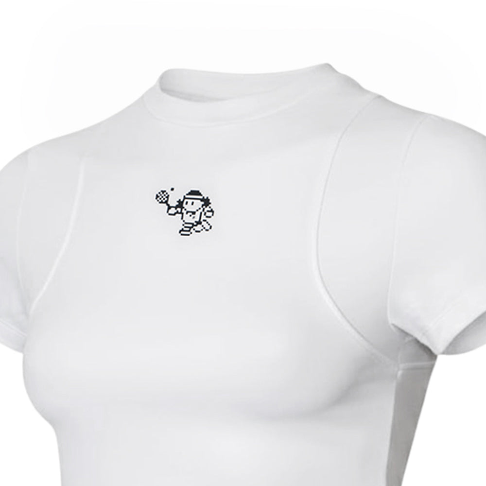 FILA White เสื้อออกกำลังกายผู้หญิง