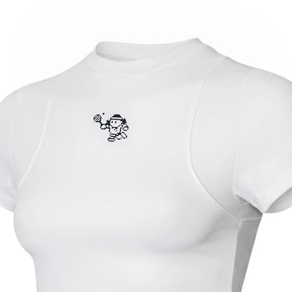 FILA White เสื้อออกกำลังกายผู้หญิง
