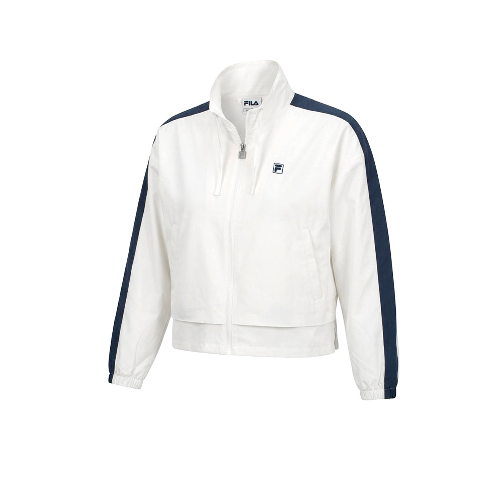 FILA Stretch Pleated เสื้อแจ็คเก็ตออกกำลังกายผู้หญิง Supersports Thailand
