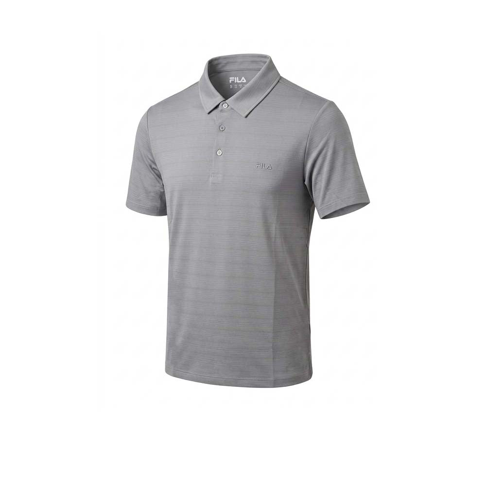 FILA Grey Men's Training Polo Shirt - Supersports Thailand Supersports Thailand