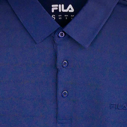 FILA Blue Men's Training Polo Shirt - Supersports Thailand
