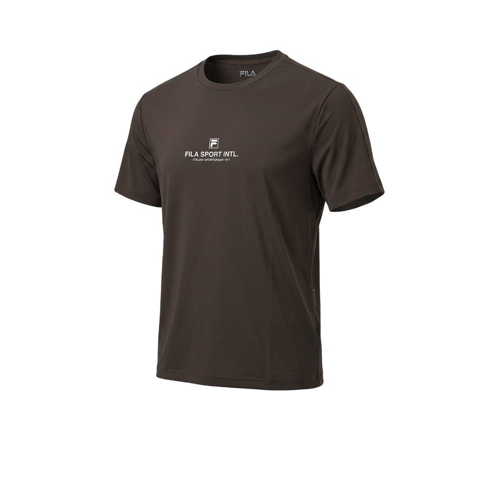 FILA Brown Unisex Training T-Shirt - Supersports Thailand