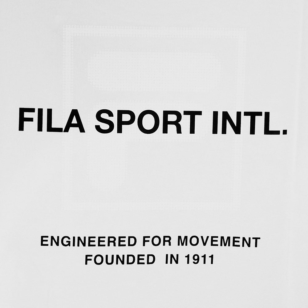 FILA White Unisex Training T-Shirt - Supersports Thailand Supersports Thailand