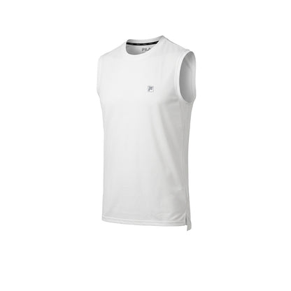 FILA White เสื้อกล้ามออกกำลังกายผู้ชาย