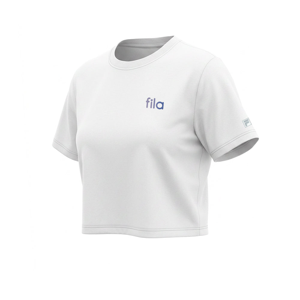 FILA Drywave Semi-Crop Graphic  Women's Training T-Shirt - Supersports Thailand