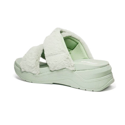 FILA Furry Green Women's Sandals - Supersports Thailand