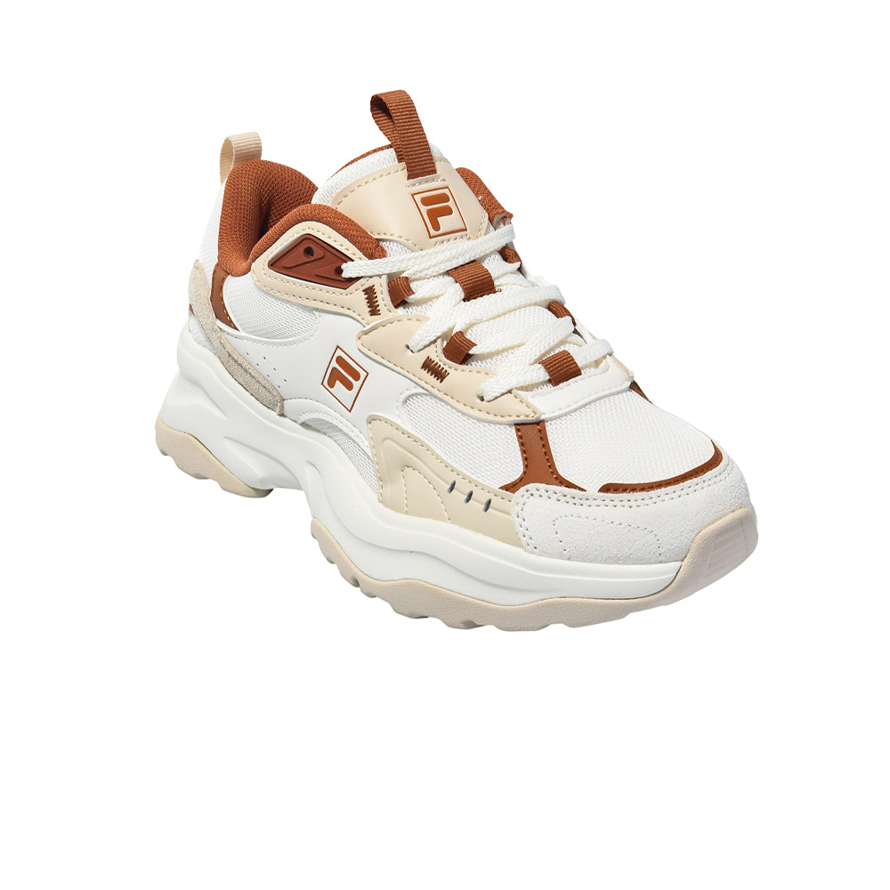 FILA Wavy Block Tennis Unisex Lifestyle Shoes Supersports Thailand