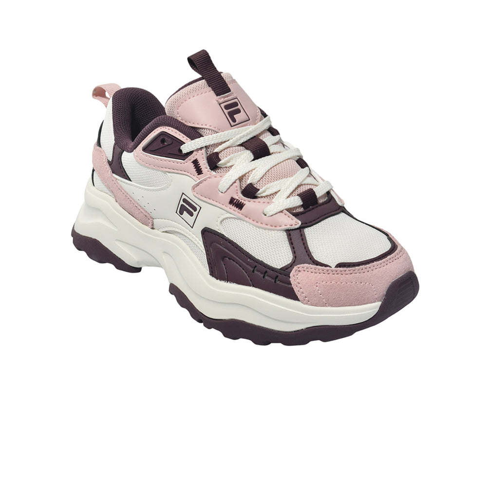 FILA Wavy Block Tennis Unisex Lifestyle Shoes Supersports Thailand