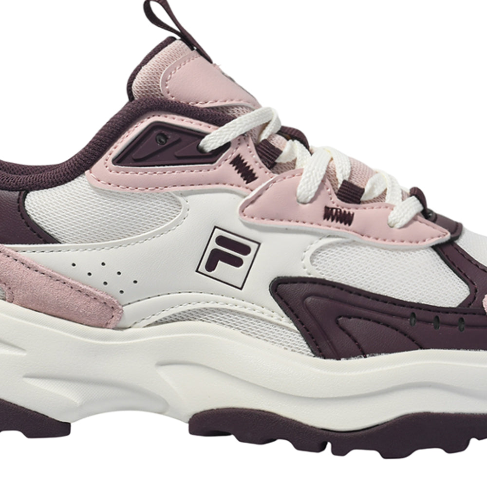 FILA Wavy Block Tennis Unisex Lifestyle Shoes Supersports Thailand